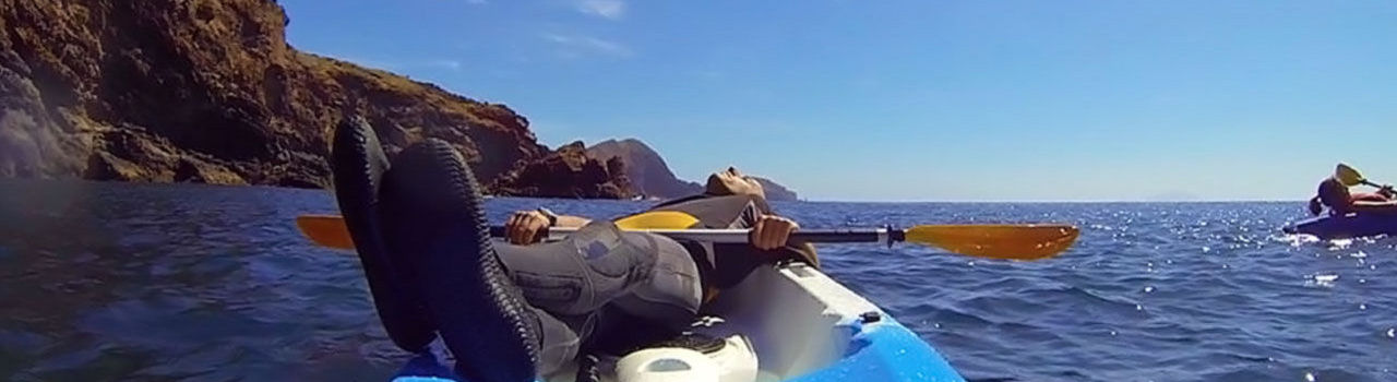 Resting in a Kayak in Madeira