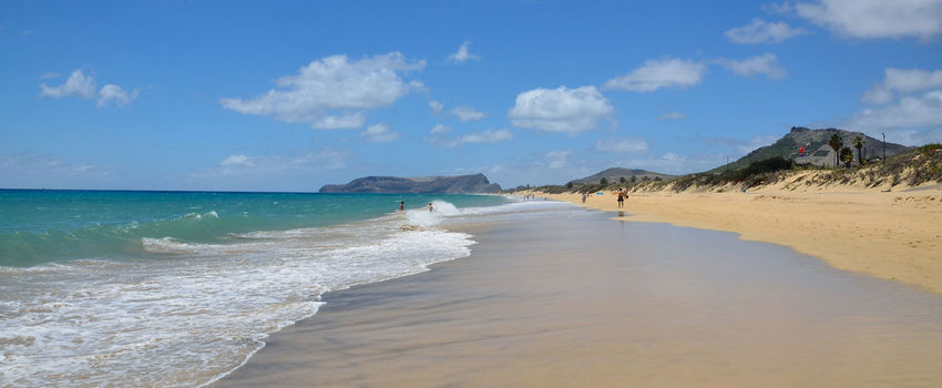 Porto Santo Golden sand beach