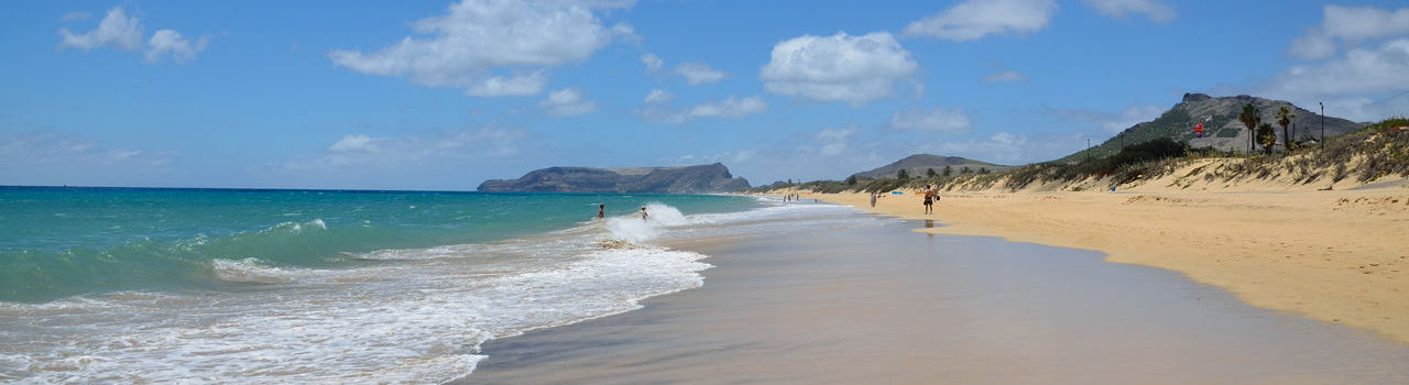 Porto Santo Golden sand beach