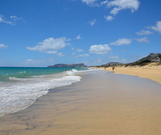 Porto Santo Golden sand beach